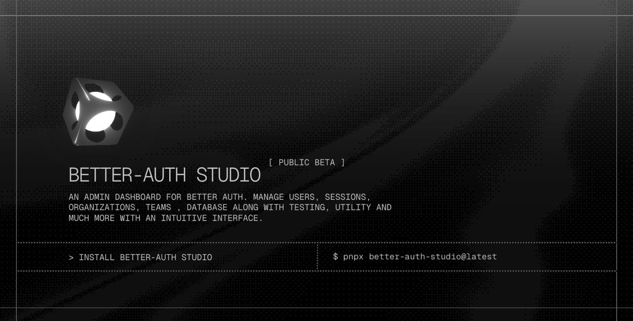 Better Auth Studio